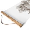 Textielposter bos met boslandschap in beige - Ms Tiff - Panorama