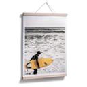 Póster - La tabla de surf amarilla