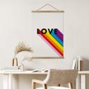Tekstil plakat LGBTQIA+ Love