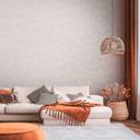 Papel pintado no tejido de aspecto moderno con moteado dorado Elegante diseño de pared en color marfil