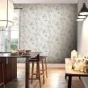 stribet tapet, tapet med bambusmønster, Erismann Martinique beige non-woven tapet