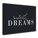 Canvasbillede - Sweet Dreams sort/hvid