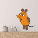 Muursticker De Muis is Nieuwsgierig