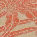 Papel pintado Selva beige claro brillante rojo - papel pintado con motivos vegetales