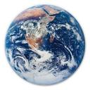 Tableau en Alu-Dibond - La Terre - Rond