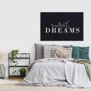 Canvasbillede - Sweet Dreams sort/hvid