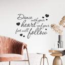 Wallsticker -  Dance with your heart...