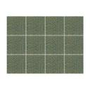 Azulejos Adhesivos espiga filigrana - verde naranja - lote de 12