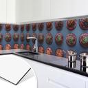 Revêtement pour cuisine - Alu-Dibond - Muffins pour anniversaire 