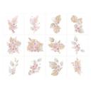 Azulejos Adhesivos acuarela ramos de flores - lote de 12