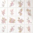 Azulejos Adhesivos acuarela ramos de flores - lote de 12