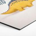 Hexagon Dibond Dino Be Kind - Stegosaurus - Tunaboylu