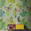 Livingwalls Fototapet Walls by Patel Mosaic Butterflies 3