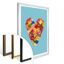 Póster Frida Floral Studio - Corazón Floral