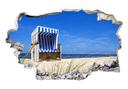 3D Wallsticker strandstol