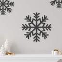 Decoración en madera copo de nieve - MDF