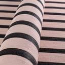 Papel pintado tejido-no tejido mate en rosa y negro - papel pintado moderno para niñas con aspecto de paneles 3D