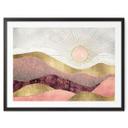 Póster SpaceFrog Designs - Sol rosa