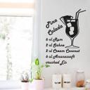 Sticker mural - Pina Colada