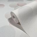 Tapet med prikker, non-woven Novamur Yvi hvid