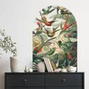 Wallsticker rundbue vægpanel kolibrier - Häckel - bred