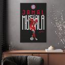 Canvasbillede FC Bayern-spiller Jamal Musiala 2025/26