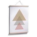 Plakat - Nouveauprints - Triangles Pink