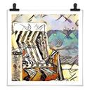 Póster Zamart - Kandinsky meets Warnemünde - Cuadrado