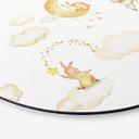 Tableau sur alu-Dibond rond Oliver Robins - Sweet Dreams blanc
