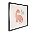 Póster Dino Be Happy - Brachiosaurus - Tunaboylu - Cuadrado