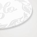 Akrylglasbillede, vinduesbillede til at hænge Ho Ho Ho op - rund