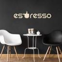 Træbogstaver - Espresso