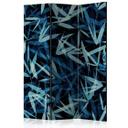 Screen room divider - Vildmark om natten, 3-delt