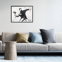 Plakat - Banksy - Flower Thrower