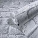 Non-woven tapet med 3D steneffekt grå steneffekt 