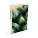 Cuadro de madera Hojas de plátano exóticas - Jaszke