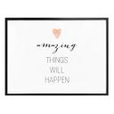 Plakat - Confetti & Cream - Amazing things will happen