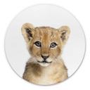 Wandcirkel Sisi & Seb - Baby Lion