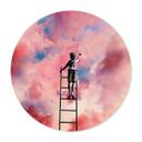 Póster - Pintor de nubes redondo - Taudalpoi