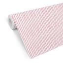 Tapet med mønster i striber - pink