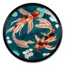 Plakat To koi i en dam - SpaceFrog Designs