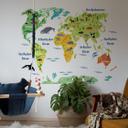 Wallsticker - Dyreverdenskort