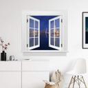3D Wallsticker med dobbeltvindue Pablo - Rotterdam
