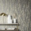 blomstret fleece tapet Naturlig Opulence platin