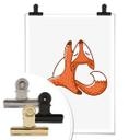 Affiche - Yoga-renard 07