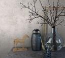 Non-woven tapet i ensfarvet beige tekstureret betonlook 