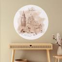 Vinilo decorativo Londres - Redondo - Love your City