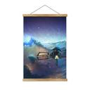 Tekstil plakat aerroscape - Rummets hav