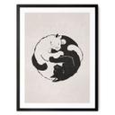 Póster gatos Ying & Yang - Tunaboylu