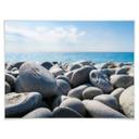 Affiche - Plage de galets 01